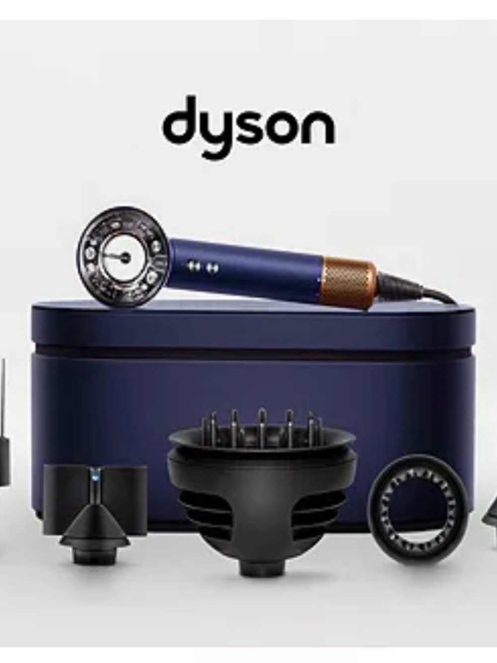 Dyson Supersonic Nural Hair Dryer Prussian blue/Copper opened box but brand new
